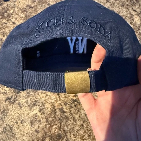 Scotch & Soda Navy Blue Cap with White NY Embroidery - Picture 2 of 3